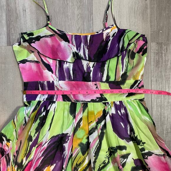 Mac & Jac Multicolored Spaghetti Strap Dress size M. - Picture 6 of 15
